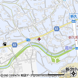 埼玉県入間市新久587周辺の地図