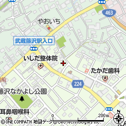 らくだプラザ武蔵藤沢Ｎｏ．１駐車場周辺の地図