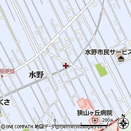 埼玉県狭山市水野1044周辺の地図