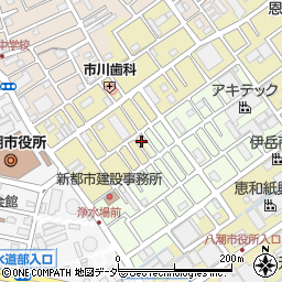 埼玉県八潮市上馬場1周辺の地図