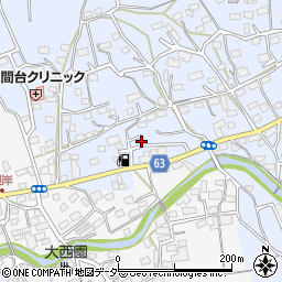 埼玉県入間市新久554周辺の地図
