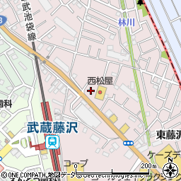 ソフトバンク武蔵藤沢店周辺の地図