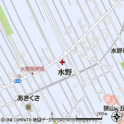 埼玉県狭山市水野1109周辺の地図