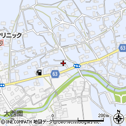 埼玉県入間市新久552-19周辺の地図