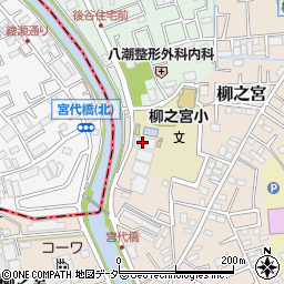 日昌グラシス株式会社　八潮倉庫周辺の地図