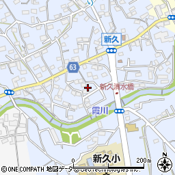 埼玉県入間市新久607周辺の地図