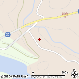 川合トンネル周辺の地図