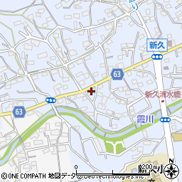 埼玉県入間市新久594-1周辺の地図