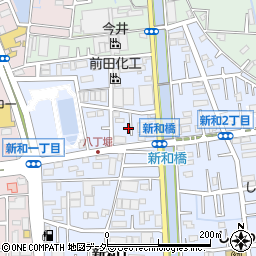 埼玉県三郷市新和1丁目123周辺の地図