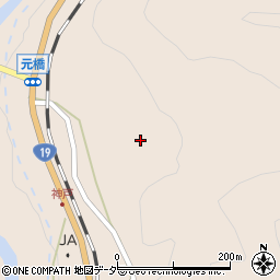 長野県木曽郡木曽町福島神戸周辺の地図