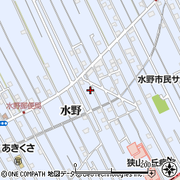 埼玉県狭山市水野1077周辺の地図