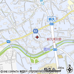 埼玉県入間市新久604-13周辺の地図