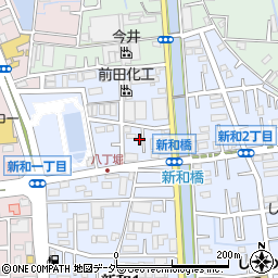 埼玉県三郷市新和1丁目124周辺の地図