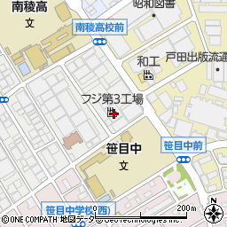 フジ株式会社　第三工場周辺の地図