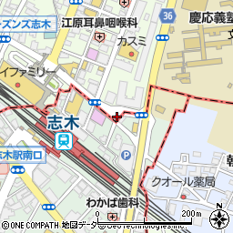 三井のリハウス志木店周辺の地図