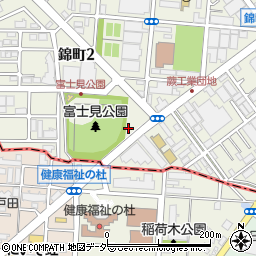 蕨市役所　富士見公園事務所周辺の地図