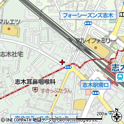 ニッポンレンタカー志木営業所周辺の地図