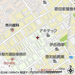 埼玉県八潮市中馬場18-3周辺の地図