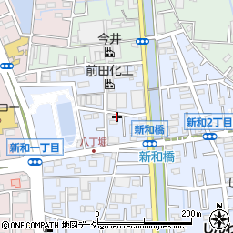 埼玉県三郷市新和1丁目119周辺の地図