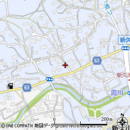 埼玉県入間市新久584周辺の地図