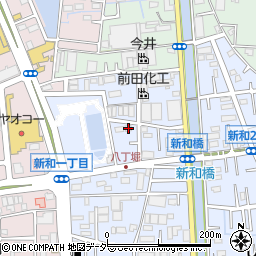 埼玉県三郷市新和1丁目106周辺の地図