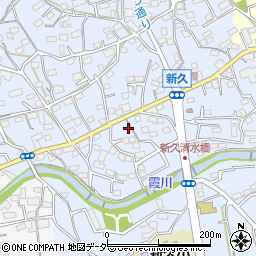 埼玉県入間市新久608周辺の地図