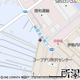 山田うどん食堂周辺の地図