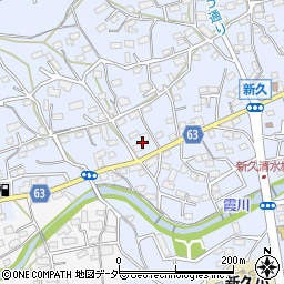埼玉県入間市新久595周辺の地図