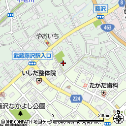 埼玉県入間市下藤沢458周辺の地図