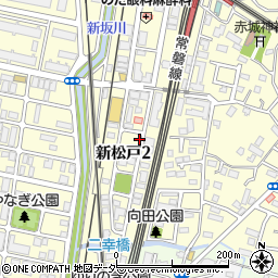 ナビパーク新松戸第１０駐車場周辺の地図