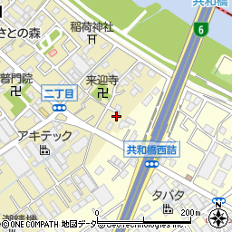 埼玉県八潮市二丁目335周辺の地図