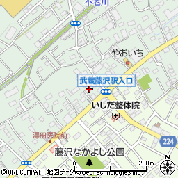 埼玉県入間市下藤沢688周辺の地図