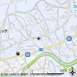 埼玉県入間市新久581-3周辺の地図
