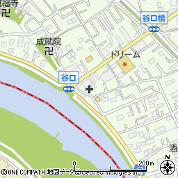 埼玉県三郷市谷口126周辺の地図