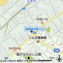 埼玉県入間市下藤沢687周辺の地図