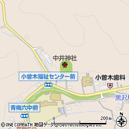 中井神社周辺の地図