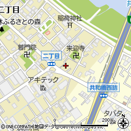 埼玉県八潮市二丁目290周辺の地図