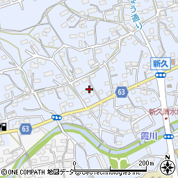 埼玉県入間市新久595-6周辺の地図