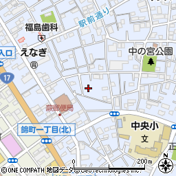 埼玉県蕨市中央5丁目5周辺の地図