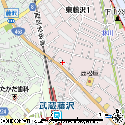 リナージュ武蔵藤沢周辺の地図