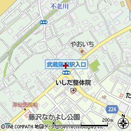 埼玉県入間市下藤沢686周辺の地図