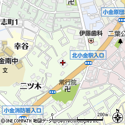 千葉県松戸市二ツ木135周辺の地図