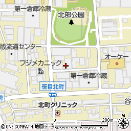 埼玉県戸田市笹目北町周辺の地図