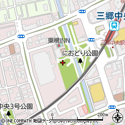 埼玉県三郷市中央1丁目周辺の地図