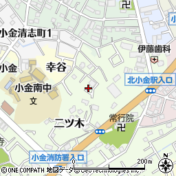 千葉県松戸市二ツ木79-19周辺の地図