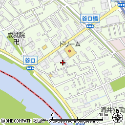 埼玉県三郷市谷口142周辺の地図
