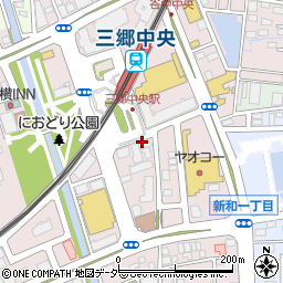 株式会社ウィ（Ｏｕｉ）　三郷中央店周辺の地図
