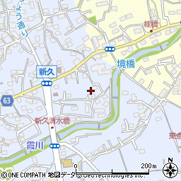 埼玉県入間市新久631-4周辺の地図