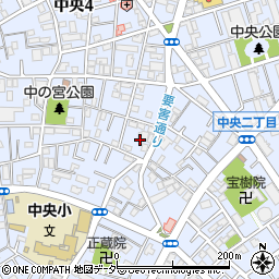埼玉県蕨市中央3丁目28周辺の地図