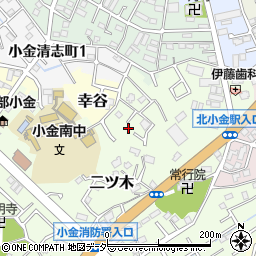 千葉県松戸市二ツ木79周辺の地図